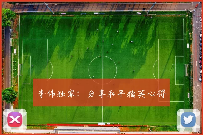 李伟独家：分享和平精英心得